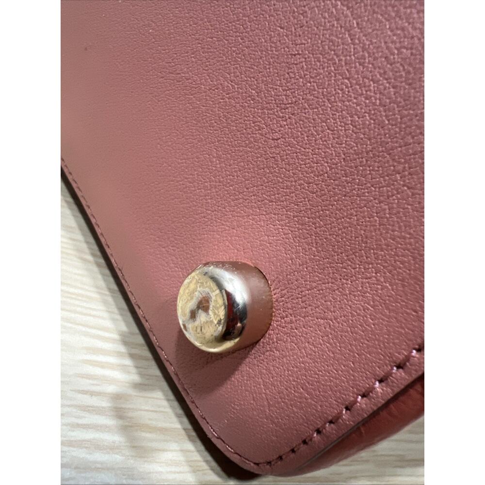 Coach Pink Croc-Embossed Leather Dome Satchel F32120 - Picture 15 of 16